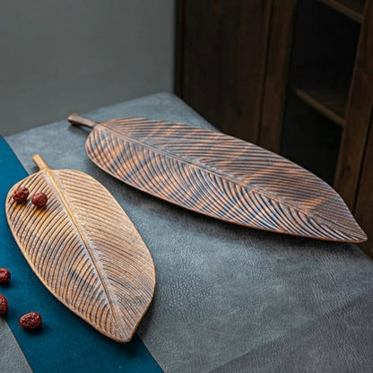 Wood Leaf Tray