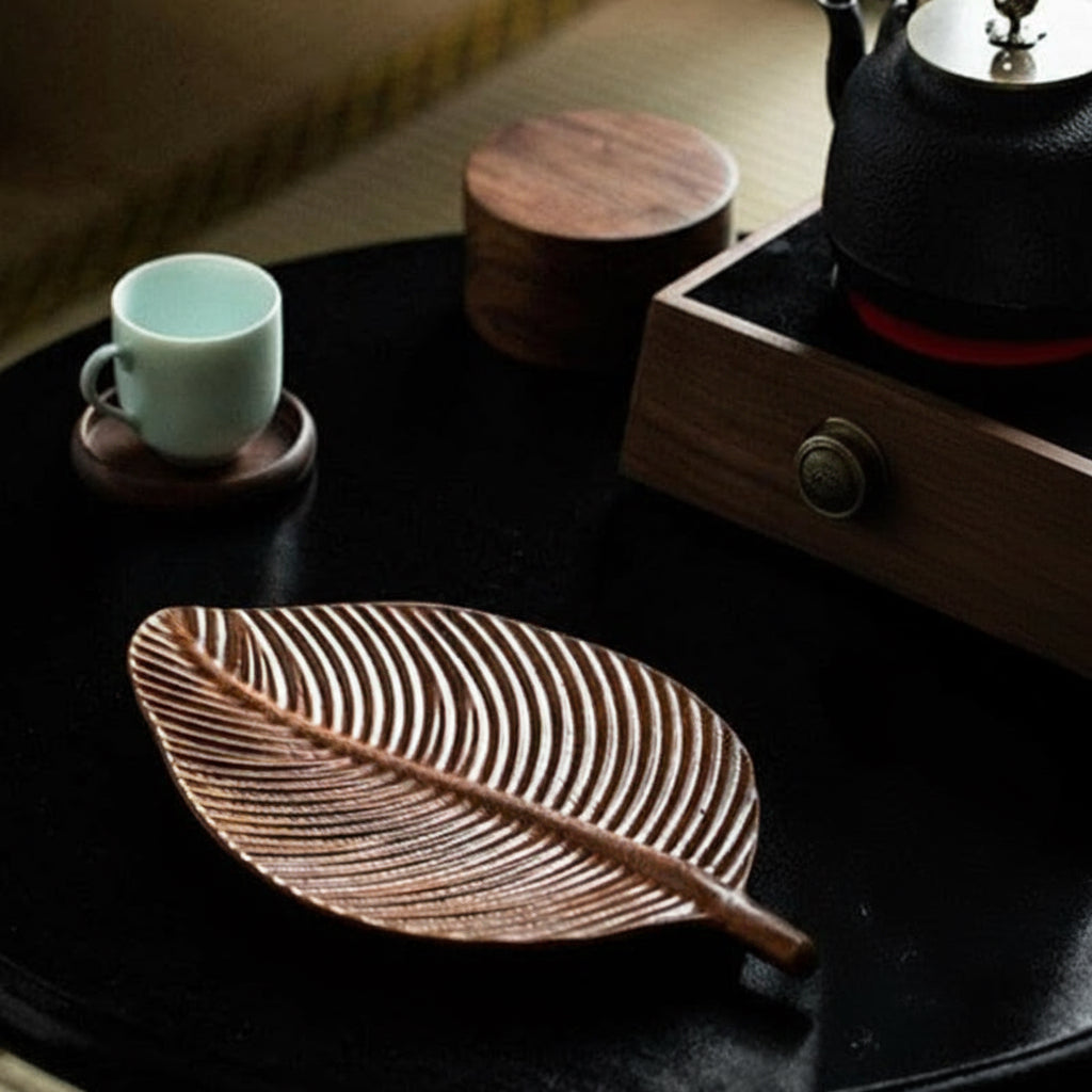 Wood Leaf Tray