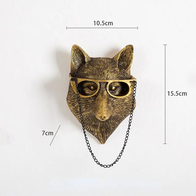 Dapper Animal Wall Decorative Figurines