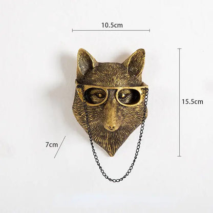 Dapper Animal Wall Decorative Figurines